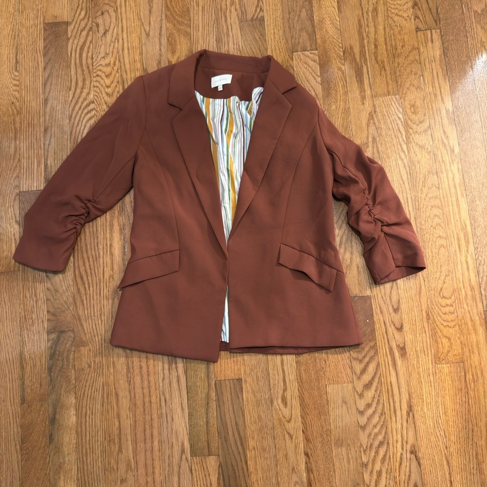 Skies Are Blue Rust Women's Blazer